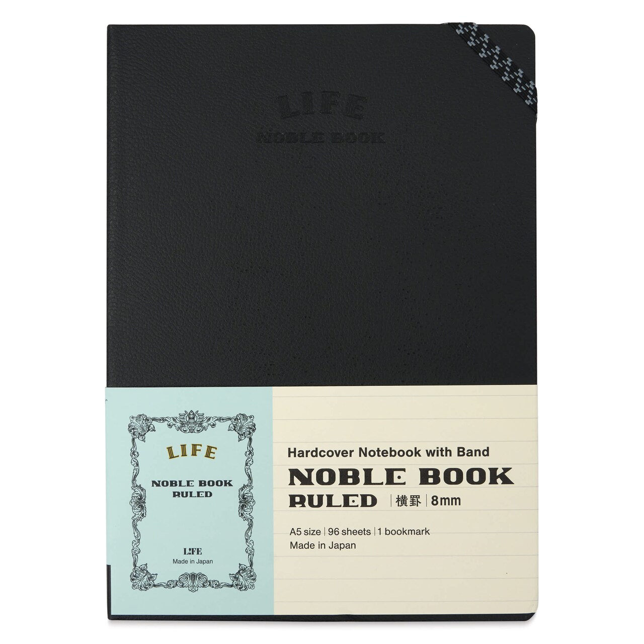 Life Stationery Noble Notebook - 6" x 8", A5, Ruled, 96 Pages